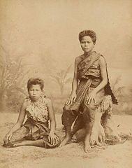 Siamese women's photo, 1890