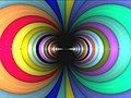 Newton fractal for p(z) = sin z, coloured by root reached, shaded by number of iterations required