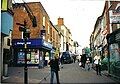 Banbury town centre in the year 2000.