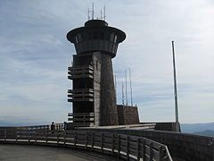 Brasstown Bald, the highest peak in Georgia