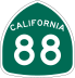 State Route 88 marker