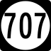 State Route 707 marker