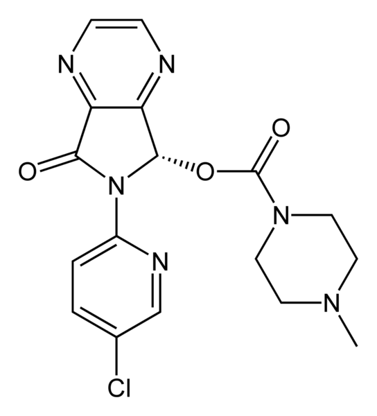 File:Eszopiclone-2D-skeletal.png