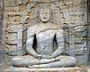 The seated image of the Buddha at Gal Vihara