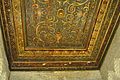 View of a painted ceiling with vegetal arabesque ornament