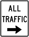 R4-20R All traffic must turn right