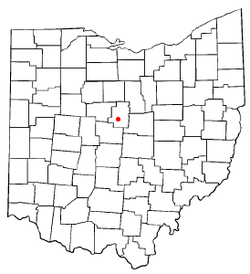 Location of Fulton, Ohio