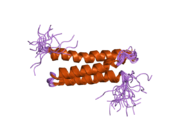 2d9d: Solution structure of the BAG domain (275-350) of BAG-family molecular chaperone regulator-5