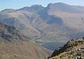 Scafell massif from Middle Fell