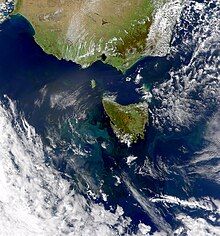 This true-color satellite image shows a large phytoplankton bloom, several hundred square kilometers in size, in the Indian Ocean off the west coast of Tasmania. In this scene, the rich concentration of microscopic marine plants gives the water a lighter, more turquoise appearance which helps to highlight the current patterns there. Notice the eddies, or vortices in the water, that can be seen in several places. It is possible that these eddies were formed by converging ocean currents flowing around Tasmania, or by fresh river runoff from the island, or both. Often, eddies in the sea serve as a means for stirring the water, thus providing nutrients that help support phytoplankton blooms, which in turn provide nutrition for other organisms. Effectively, these eddies help feed the sea (click to read an article on this topic). This image was acquired November 7, 2000, by the Sea-viewing Wide Field-of-view Sensor (SeaWiFS) flying aboard the Orbview-2 satellite. Tasmania is located off Australia's southeastern coast.