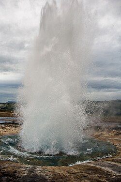 Strokkur erupting in 2006