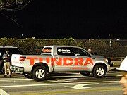 The Toyota Tundra that pulled the Endeavour