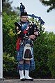 Sergeant Piper in Highland Dress. Introduced in 2004, the Royal Air Force Tartan is worn by the five bands of the RAF Pipes and Drums[4]