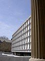 Beinecke Library with pillar