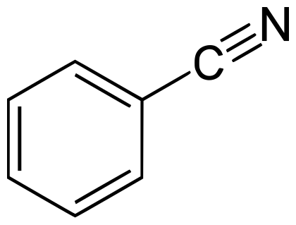 File:Benzonitrile structure.svg