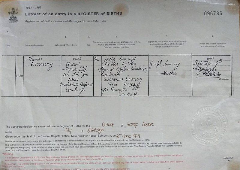 File:Connery birth certificate.jpg