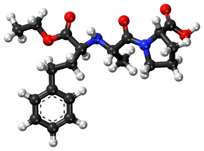 File:Enalapril ball-and-stick model.png