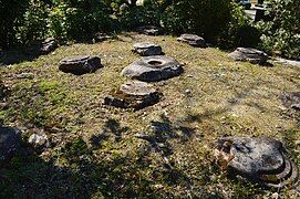 Foundation stones of the East Pagoda