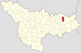 Location in Timiș County