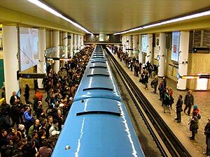 McGill station during rush hour.