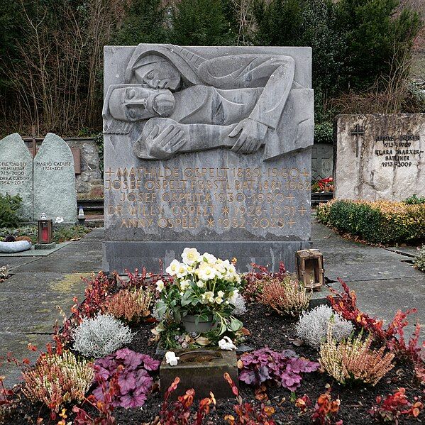 File:OspeltFamilyGrave-VaduzCemetery RomanDeckert18012024.jpg