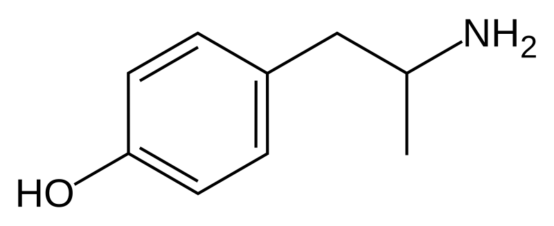 File:P-Hydroxyamphetamine.svg