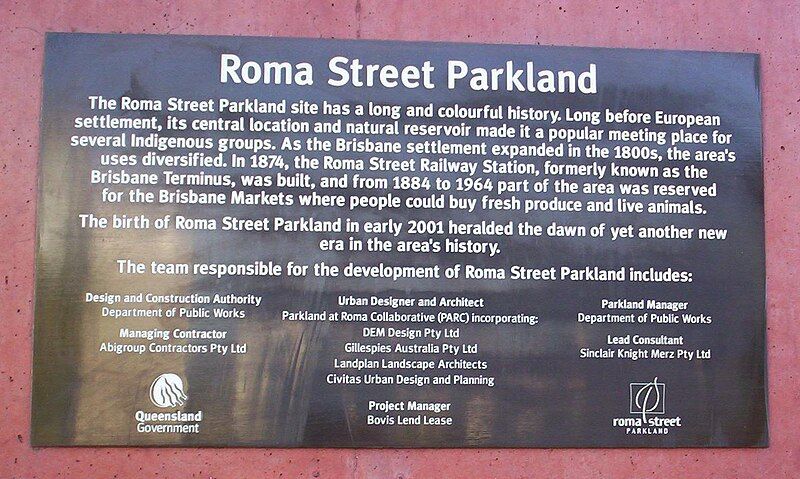 File:Roma-Street-Parkland-information-plaque.JPG