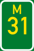 Metropolitan route M31 shield