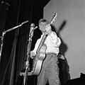 Image 1Tommy Steele, one of the first British rock and rollers, performing in Stockholm in 1957 (from Rock and roll)