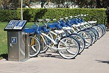 Zotwheels Bike Share at the University of California, Irvine.