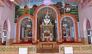 Altar of church