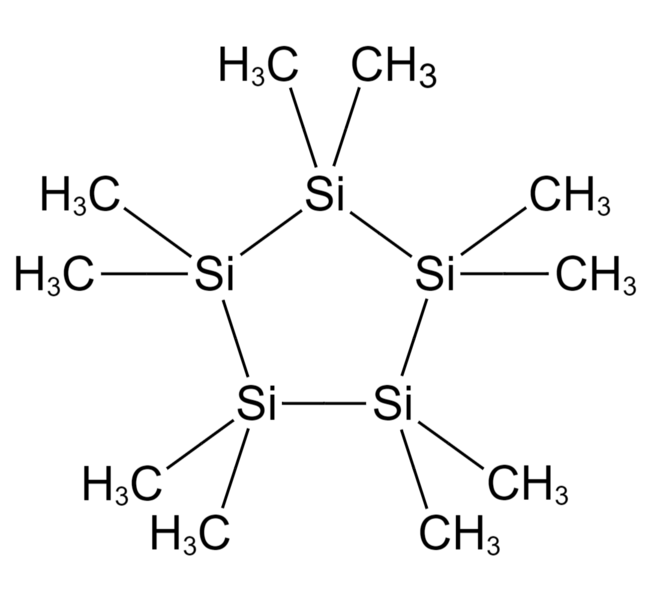 File:Decamethylcyclopentasilane molecule.png