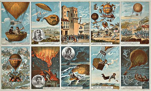 Second series about the history of ballooning, by Romanet & cie.