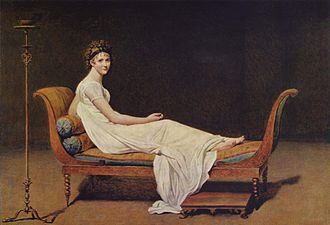 Portrait of Madame Récamier, by Jacques-Louis David, 1800