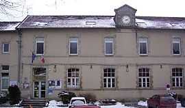 The town hall in Sousceyrac