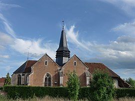 The church in Précy-Saint-Martin