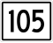 Provincial Route 105 shield}}