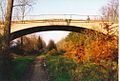 Road bridge over the strategic railway.