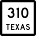 State Highway 310 marker