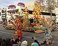 Image 87Wonderful Indonesia floral float, depicting wayang golek wooden puppet in Pasadena Rose Parade 2013. (from Tourism in Indonesia)