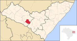 Location of Batalha in the State of Alagoas