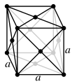 Face-centered cubic (F)