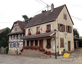 The town hall in Duntzenheim