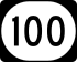 N100 Road shield