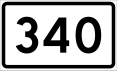 County Road 340 shield