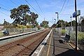 Southbound view from Platform 2, August 2018