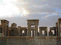 Ruins of the Tachara, Persepolis.