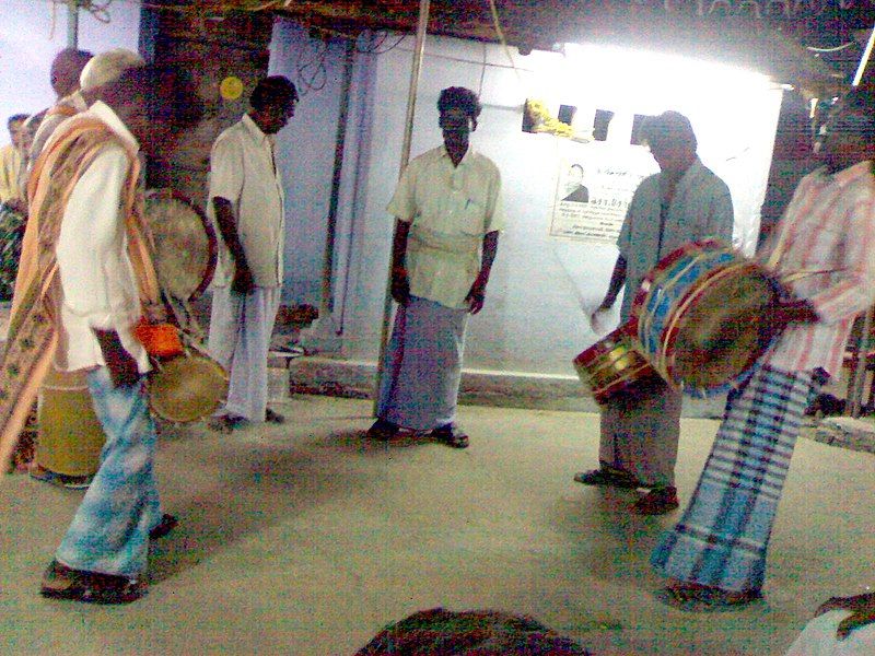 File:TamilFolkArtistsInFuneral.jpg