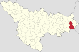 Location in Timiș County