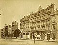 The CGER on the Place de Brouckère/De Brouckèreplein partly visible on the far right, next to the Café Métropole (right), ca. 1870s